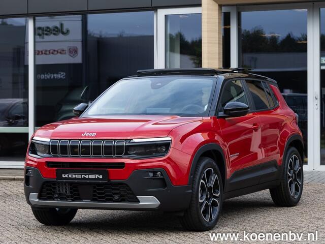 Jeep Avenger 1.2 E-Hybrid SUMMIT Auto. PANO / LEER / ENTERTAINMENT PACK