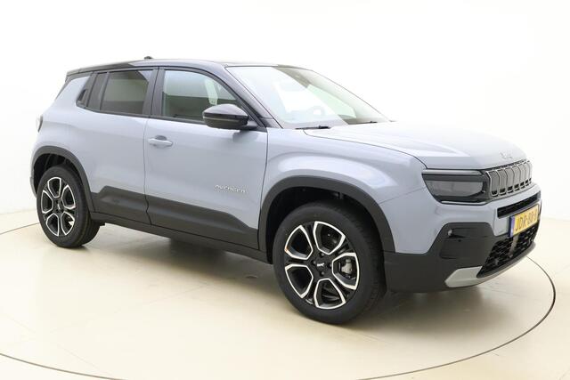 Jeep Avenger 1.2 e-Hybrid Summit Automaat | Navigatie | Elektrische achterklep | Led koplampen | 18'' Licht metalen velgen | Two-tone lak |