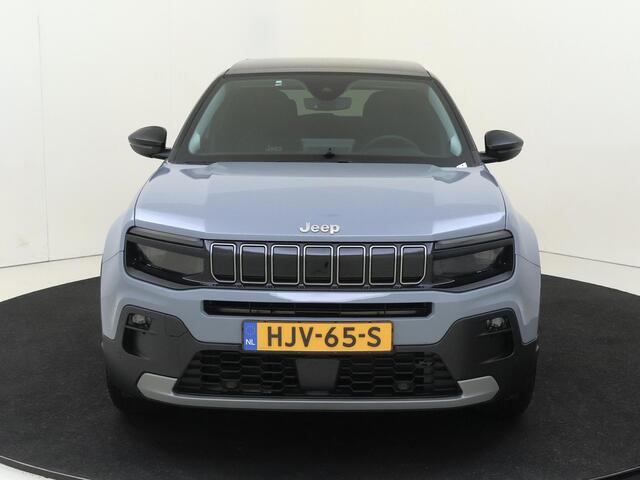 Jeep Avenger Summit 54 kWh Infotainment & Convenience pack | Leder & Winter Pack | airco automatisch |Apple Carplay/Android Auto | Autonomous Emergency Braking | cruise control adaptief met Stop&Go en stuurhulp | dodehoek detectie | full-LED koplampen | lichtmetalen v