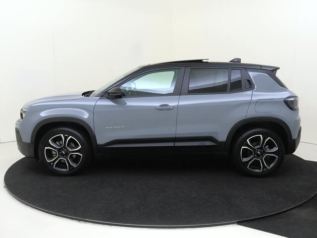 Jeep Avenger Summit 54 kWh Infotainment & Convenience pack | Leder & Winter Pack | airco automatisch |Apple Carplay/Android Auto | Autonomous Emergency Braking | cruise control adaptief met Stop&Go en stuurhulp | dodehoek detectie | full-LED koplampen | lichtmetalen v
