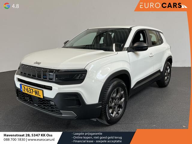 Jeep Avenger Longitude 54 kWh Navigatie Apple Carplay/ Android Auto Parkeersensor achter Cruise Control Stoelverwarming Full LED Virtual Cockpit Climate Control