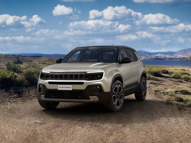 Jeep Avenger Summit 54 kWh | 17% Bijtelling | Schuif/Kanteldak | Leder&Winter Pack | infotainment&Convenience Pack | Warmtepomp