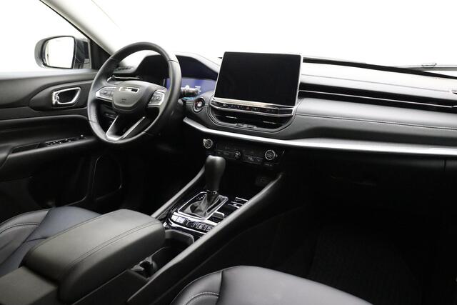 Jeep COMPASS 4xe 240 Plug-in Hybrid Electric S Automaat | Navigatie | Lederen bekleding | Camera | Keyless | Zwart dak | Dakrails | Lichtmetalen velgen black | Climate control
