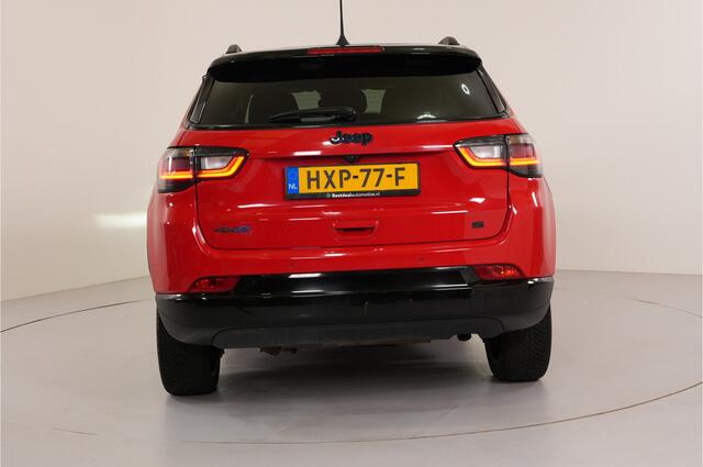 Jeep COMPASS 4xe 240 pk PHEV | Leer | 19" | Stl. verw. | Camera 360° | Memory | Adaptive | Dodehoek | Inparkeer |