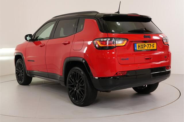 Jeep COMPASS 4xe 240 pk PHEV | Leer | 19" | Stl. verw. | Camera 360° | Memory | Adaptive | Dodehoek | Inparkeer |