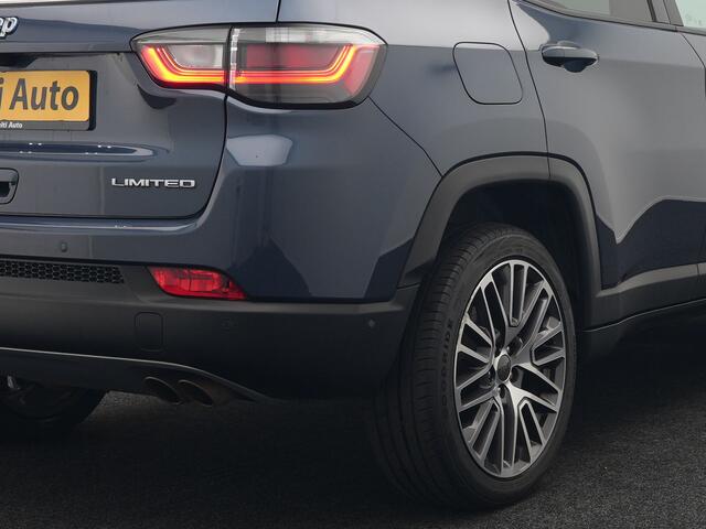 Jeep COMPASS 4xe 240 Plug-in Hybrid Electric S 240pk Dealer O.H PHEV | Panodak | Adaptive Cruise | 360 Camera | Lederen Sportstoelen Memory & Verwarmd | Apple Carplay | Navigatie | Blis | Virtual | DAB |