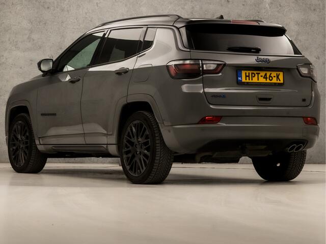 Jeep COMPASS 4xe 240 Plug-in Hybrid Electric Limited 240Pk Automaat (PANORAMADAK, APPLE CARPLAY, MEMORY SEATS, 360 CAMERA, ADAPTIVE CRUISE, SPORTSTOELEN, LEDER, STOELVERWARMING, LED KOPLAMPEN, NIEUWE APK, NIEUWSTAAT)