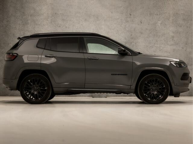 Jeep COMPASS 4xe 240 Plug-in Hybrid Electric Limited 240Pk Automaat (PANORAMADAK, APPLE CARPLAY, MEMORY SEATS, 360 CAMERA, ADAPTIVE CRUISE, SPORTSTOELEN, LEDER, STOELVERWARMING, LED KOPLAMPEN, NIEUWE APK, NIEUWSTAAT)