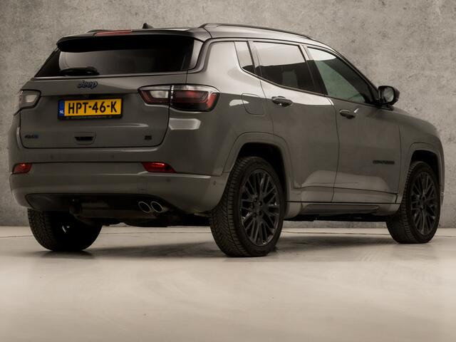 Jeep COMPASS 4xe 240 Plug-in Hybrid Electric Limited 240Pk Automaat (PANORAMADAK, APPLE CARPLAY, MEMORY SEATS, 360 CAMERA, ADAPTIVE CRUISE, SPORTSTOELEN, LEDER, STOELVERWARMING, LED KOPLAMPEN, NIEUWE APK, NIEUWSTAAT)