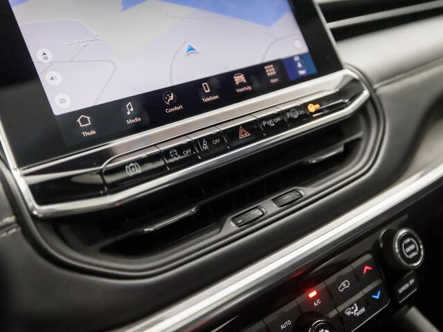 Jeep COMPASS 4xe 240 Plug-in Hybrid Electric Limited 240Pk Automaat (PANORAMADAK, APPLE CARPLAY, MEMORY SEATS, 360 CAMERA, ADAPTIVE CRUISE, SPORTSTOELEN, LEDER, STOELVERWARMING, LED KOPLAMPEN, NIEUWE APK, NIEUWSTAAT)