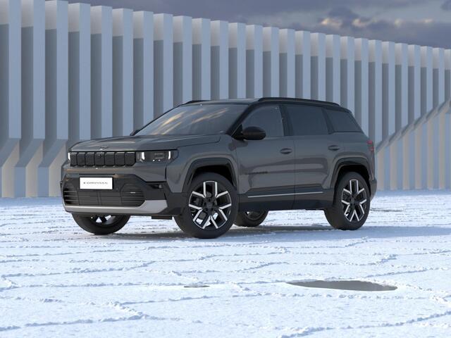 Jeep COMPASS First Edition 74 kWh | Adapt. Cruise | Camera | Carplay | 20" | Elektr. A-Klep | Navi | Winter Pack | Schuif/Kanteldak | Premium Pack | Conv. Pack | Warmtepomp