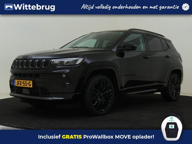 Jeep COMPASS 4xe 240 Plug-in Hybrid Electric S | Lederen interieur | Achteruitrijcamera | Adaptive cruise control | Keyless entry | Connected services |
