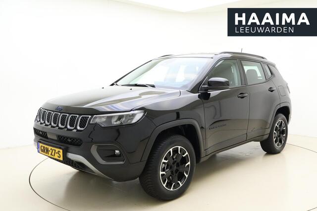 Jeep COMPASS 4xe 240 Plug-in Hybrid Electric Overland | Navigatie via Carplay | Camera | Keyless | Lichtmetalen velgen | Cruise control | Dakrails | Half leder