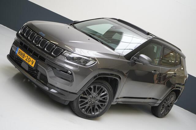 Jeep COMPASS 4xe 240 Plug-in Hybrid Electric S | Panoramadak | Trekhaak | Memory | Leder | Stuurwielverwarming