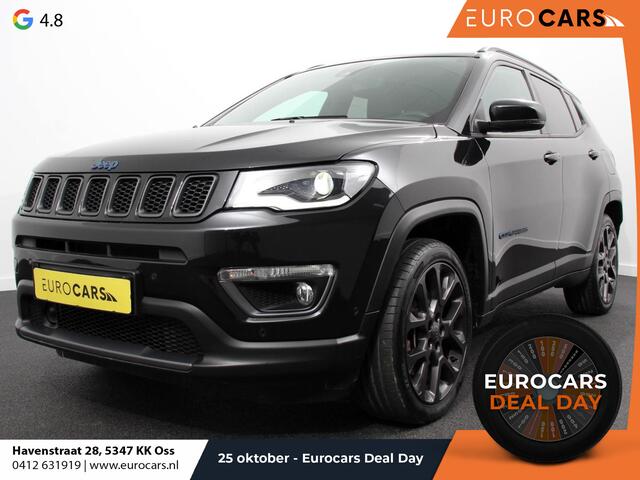 Jeep COMPASS 4xe 240 Plug-in Hybrid S | Navigatie | Apple Carplay/Android auto | Climate Control | Parkeersensoren | Camera | Elektrisch verstelbare bestuurderstoel | Xenon koplampen | Stoelverwarming | Elektrische achterklep | Afneembare trekhaak
