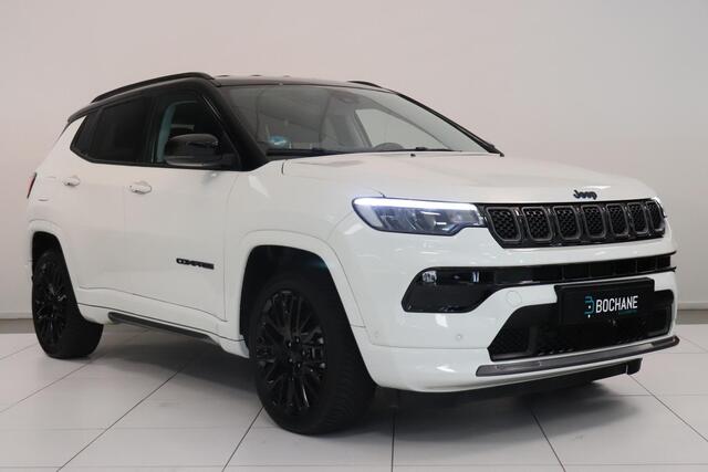 Jeep COMPASS 4xe 240 Plug-in Hybrid Electric S | Camera | Leder | Adaptieve Cruise control | Achterklep elektrisch | Navigatie | Climate control |