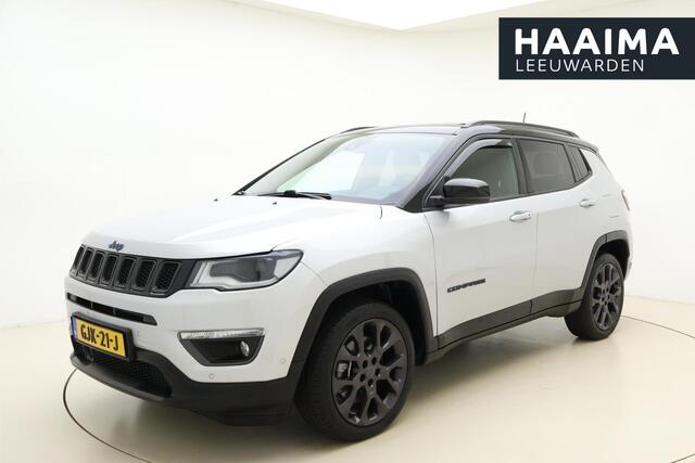 Jeep COMPASS 4xe 240 Plug-in Hybrid Electric Trailhawk Automaat | Lederen bekleding | Navigatie | Stoel & Stuurverwarming | Zwart dak | Camera | Afneembare trekhaak