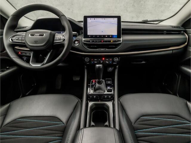 Jeep COMPASS 4xe 240 Plug-in Hybrid Electric Upland 240Pk Automaat (VIRTUAL COCKPIT, APPLE CARPLAY, ALPINE AUDIO, GROOT NAVI, LEDER, 360 CAMERA, SPORTSTOELEN, ADAPTIVE CRUISE, KEYLESS, LANE ASSIST, NIEUWSTAAT)