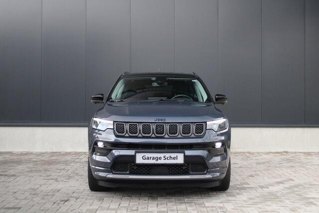 Jeep COMPASS 4xe 240 Plug-in Hybrid Electric S - Leder - ACC - 360 camera - Navi - Blind Spot - LED - Stoel-stuurverwarming - Rijklaar