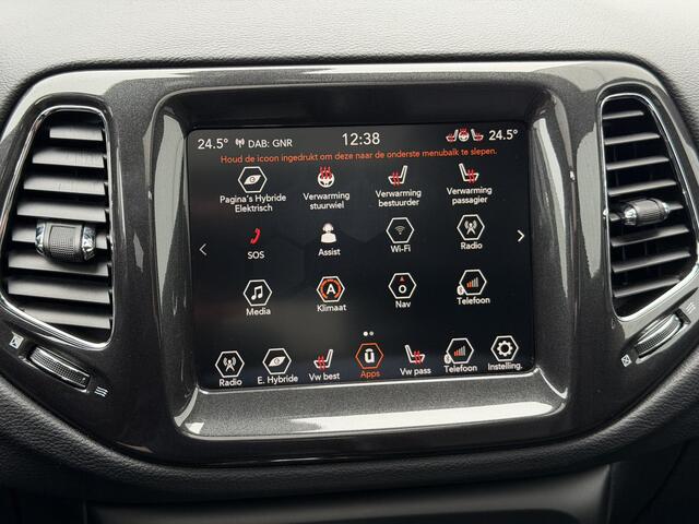 Jeep COMPASS 4xe 240pk Plug-in Hybrid Electric S | Pano-Dak/Leder/19-inch/Camera/Carplay/Navi