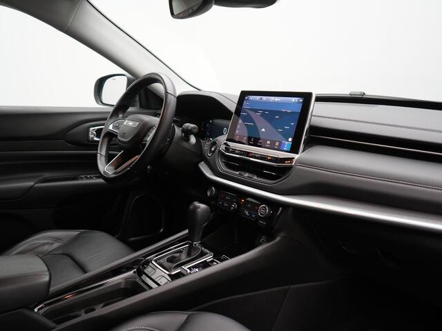 Jeep COMPASS 4xe 240 Electric S Plug In Hybrid 240pk Dealer O.H. PHEV | Adaptive Cruise | Camera | Lederen Sportstoelen & Stuur Verwarmd | Apple Carplay | Keyless | Navigatie | Virtual | DAB |