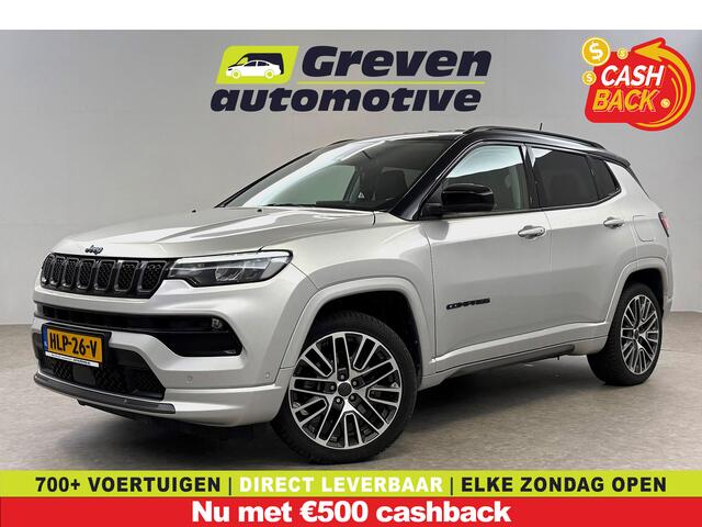 Jeep COMPASS 4xe 240PK Plug-in Hybrid Electric S | Virtual | Carplay | Camera | LED | Adaptive Cruise | Keyless
