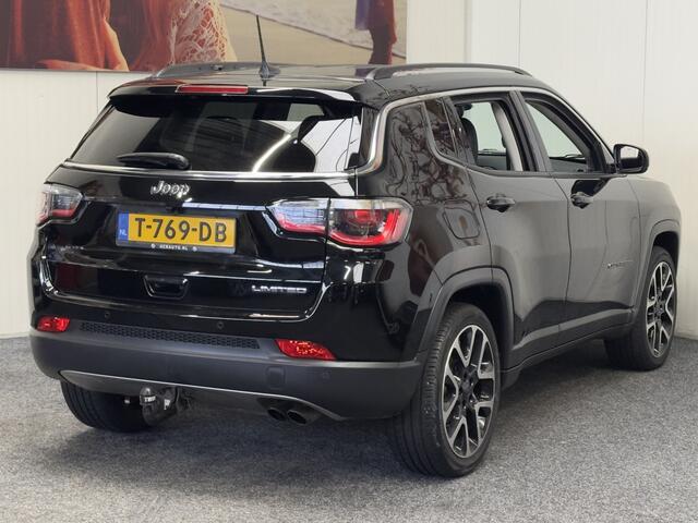 Jeep COMPASS 1.4 MULTIAIR LIMITED NAVIGATIE ADAPTIVE CRUISE CONTROL APPLE CARPLAY/ANDROID RIJSTROOKSENSOREN BEADS AUDIO TREKHAAK ACHTERUITRIJCAMERA ZEER MOOI !! 3010