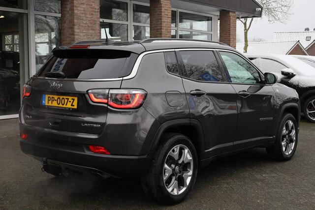 Jeep COMPASS 1.4 MultiAir Opening Edition 4x4 TREKHAAK-AFN CARPLAY BEATS-AUDIO DAB HALF-LEER STOELVERW. CRUISE CLIMA NAVI 2XPDC 18''LMV NAP