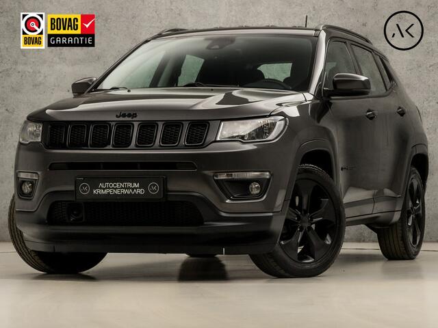 Jeep COMPASS 1.4 MultiAir Night Eagle 141Pk (APPLE CARPLAY, NAVIGATIE, CAMERA, TREKHAAK, LEDER, SPORTSTOELEN, PARKEERSENSOREN, KEYLESS, NIEUWE APK, NIEUWSTAAT)