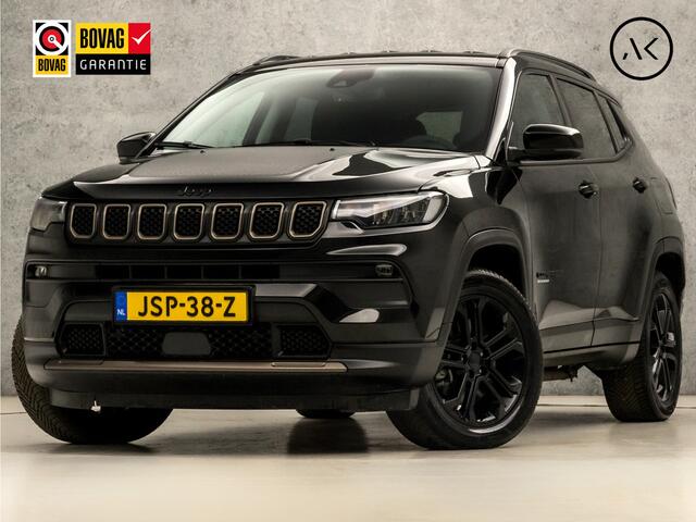 Jeep COMPASS 4xe 240 Plug-in Hybrid Electric Trailhawk 240Pk automaat (VIRTUAL COCKPIT, APPLE CARPLAY, GROOT NAVI, CAMERA, LEDER, SPORTSTOELEN, TREKHAAK, ADAPTIVE CRUISE, KEYLESS, NIEUWSTAAT)