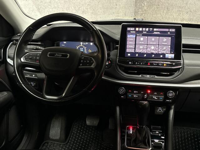 Jeep COMPASS 4xe 190 Plug-in Hybrid Electric Limited Sport 190Pk Automaat (VIRTUAL COCKPIT, APPLE CARPLAY, GROOT NAVI, STUUR/STOELVERWARMING, CAMERA, KEYLESS, GETINT GLAS, TREKHAAK, ADAPTIVE CRUISE, NIEUWSTAAT)