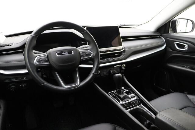 Jeep COMPASS 4xe 240 Plug-in Hybrid Electric S Automaat | Navigatie | Lederen bekleding | Camera | Keyless | Zwart dak | Dakrails | Lichtmetalen velgen black | Climate control