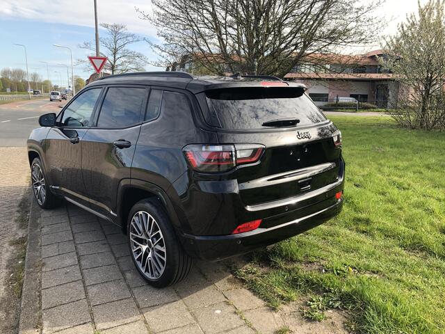 Jeep COMPASS 1.5T e-Hybrid Summit DCT AUTOMAAT|LEER|CLIMATE|CAMERA|APPLE/ANDROID|PDC|19"