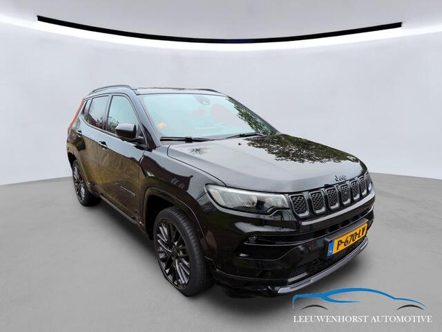 Jeep COMPASS 1.3T S, AUTOMAAT leer, pano, Apple, 360° camera, elektr. stoel. NL-dealerauto,