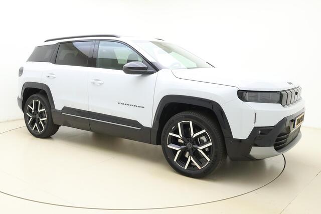 Jeep COMPASS First Edition 74 kWh | DEMO | Stoelmassage | Stoel verwarming/ventilatie | HUD | Panoramadak | Lederen bekleding | Keyless | Elektrische kofferklep