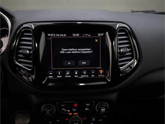 Jeep COMPASS 1.4 MultiAir Limited 4x4 | Trekhaak | Airco | Climate control | Stoelverwarming | Stuurwiel verwarmd | Cruise control | Dode hoek detectie | Lederen interieur | 4X4 |