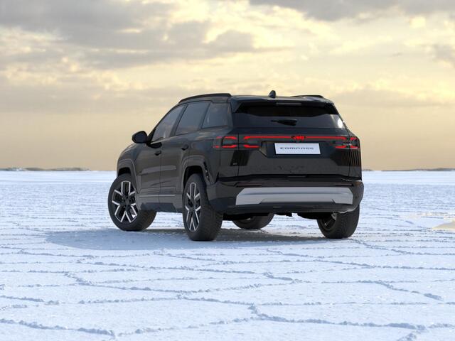 Jeep COMPASS First Edition 74 kWh | Adapt. Cruise | Camera | Carplay | 20" | Elektr. A-Klep | Navi | Winter Pack | Schuif/Kanteldak | Premium Pack | Conv. Pack | Warmtepomp
