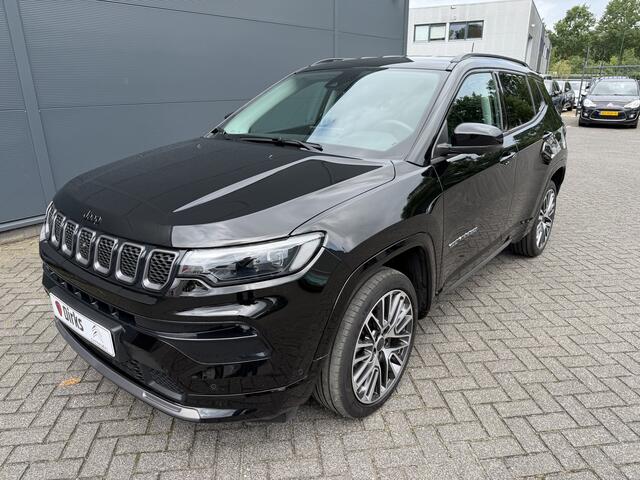 Jeep COMPASS 1.5T e-Hybrid Summit (Leder incl verwarming/koeling/geheugen - Elektrische Klep - Adaptieve Cruise Controle - LED - Keyless Entry - 360gr Camera - Navigatie - Apple Carplay)