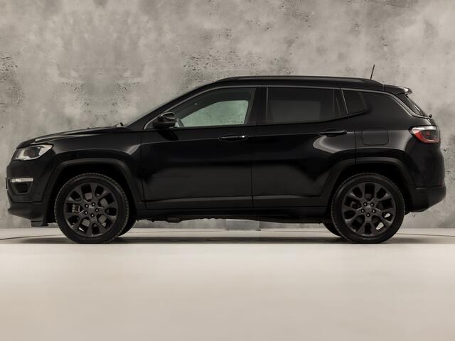 Jeep COMPASS 4xe 240 Plug-in Hybrid Electric S 240Pk Automaat (APPLE CARPLAY, NAVIGATIE, CAMERA, KEYLESS, LEDER, SPORTSTOELEN, ZWART HEMEL, GETINT GLAS, NIEUWE APK, NIEUWSTAAT)
