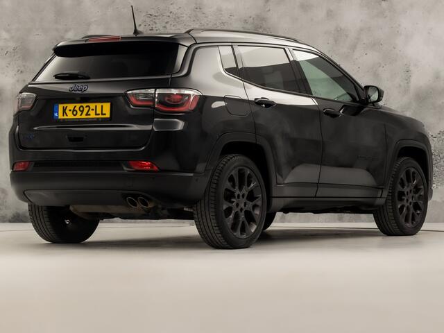Jeep COMPASS 4xe 240 Plug-in Hybrid Electric S 240Pk Automaat (APPLE CARPLAY, NAVIGATIE, CAMERA, KEYLESS, LEDER, SPORTSTOELEN, ZWART HEMEL, GETINT GLAS, NIEUWE APK, NIEUWSTAAT)
