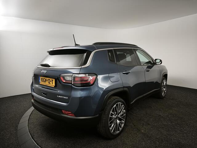Jeep COMPASS 4xe 190 Plug-in Hybrid Electric Limited Lease Ed. | Panoramadak | El. achterklep | Adaptive Cruise | Keyless | Verwarmbare voorstoelen