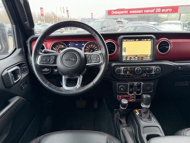 Jeep Gladiator JEEP RUBICON 3.6L V6 5 Zitplaatsen Trekhaak Tonneau cover Carplay Leder LED