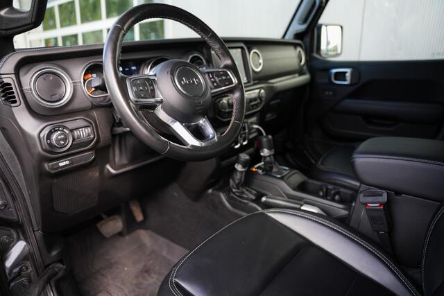 Jeep Gladiator Overland 3.0 CRD 264 pk 4x4 /BTW-auto/ ACC/ Grijs-Kenteken/ Full-Options/ Leder/ Stoel.Verw/ Stuur.Verw/ Keyless/ Camera/ Apple-Carplay/