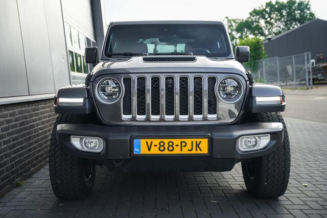 Jeep Gladiator Overland 3.0 CRD 264 pk 4x4 /BTW-auto/ ACC/ Grijs-Kenteken/ Full-Options/ Leder/ Stoel.Verw/ Stuur.Verw/ Keyless/ Camera/ Apple-Carplay/