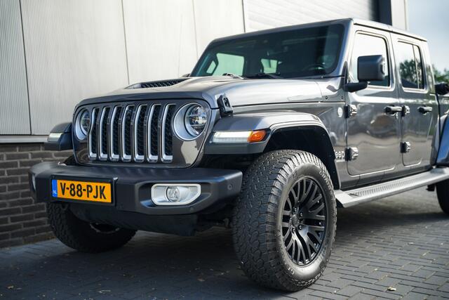 Jeep Gladiator Overland 3.0 CRD 264 pk 4x4 /BTW-auto/ ACC/ Grijs-Kenteken/ Full-Options/ Leder/ Stoel.Verw/ Stuur.Verw/ Keyless/ Camera/ Apple-Carplay/