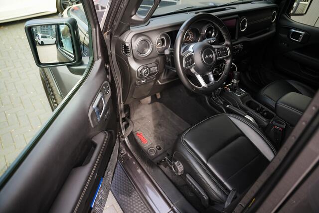 Jeep Gladiator Overland 3.0 CRD 264 pk 4x4 /BTW-auto/ ACC/ Grijs-Kenteken/ Full-Options/ Leder/ Stoel.Verw/ Stuur.Verw/ Keyless/ Camera/ Apple-Carplay/