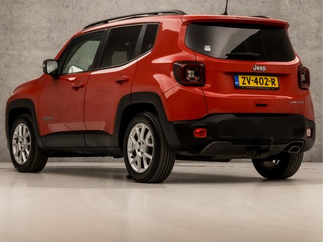 Jeep RENEGADE 1.3T Freedom 151Pk Automaat (PANORAMADAK, APPLE CARPLAY, GROOT NAVI, STUUR/STOELVERWARMING, LEDER, CLIMATE, CAMERA, SPORTSTOELEN, TREKHAAK, GETINT GLAS, ADAPTIVE CRUISE, NIEUWE APK, NIEUWSTAAT)