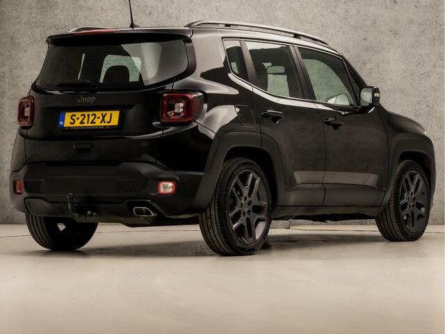 Jeep RENEGADE 1.3T-e Freedom Sport 151Pk Automaat (APPLE CARPLAY, GROOT NAVI, LEDER, CLIMATE, ADAPTIVE CRUISE, SPORTSTOELEN, STUUR/STOELVERWARMING, TREKHAAK, GETINT GLAS, KEYLESS, ZWART HEMEL, NIEUWSTAAT)