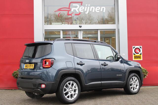 Jeep RENEGADE 1.5T 130PK e-Hybrid ALTITUDE | DRAADLOZE APPLE CARPLAY/ANDROID AUTO | PANORAMISCH SCHUIF/KANTEL DAK | FULL LED KOPLAMPEN | DODEHOEK DETECTIE | ADAPTIVE CRUISE CONTROL | LICHTMETALEN VELGEN 17" | ACHTERUITRIJ CAMERA | DAB+ RADIO | NAVIGATIE | PARKEERSENSOR