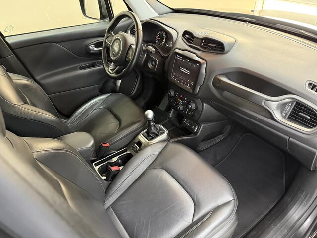 Jeep RENEGADE 1.0T Limited, 120Pk, 2018, 2de eigenaar, Volledig leder, Camera, Climate control, Cruise control, Parkeersensoren, 4 seizoenen banden, LED koplampen, Navigatie,